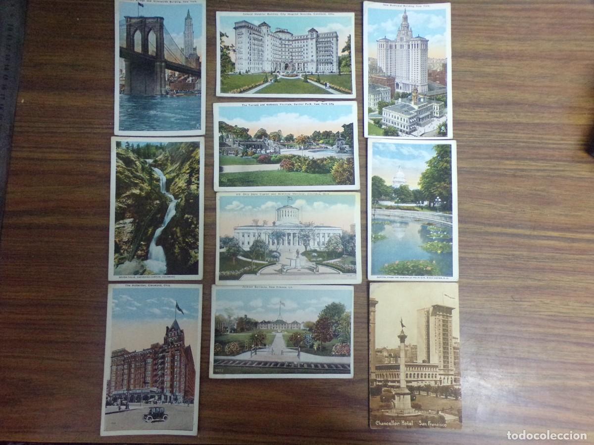 Postcards: ESTAMOS LIQUIDANDO. lote 10 postales antiguas de Estados Unidos.
