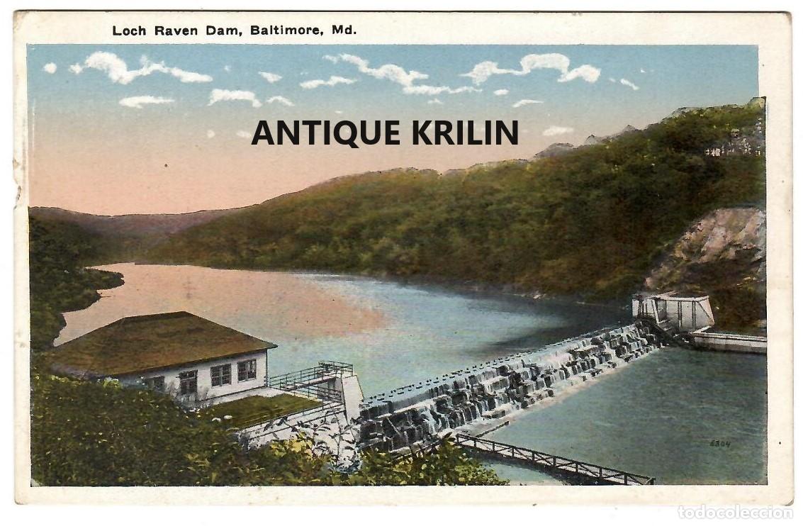 Postales: E.E.U.U / LOCH RAVEN DAM , BALTIMORE , MD. / SIN CIRCULAR - Foto 1