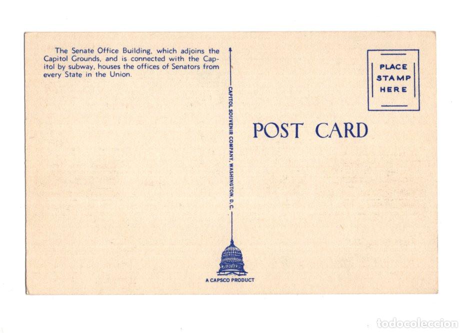 Postales: WASHINGTON, D. C.- EDIFICIO DE OFICINAS DEL SENADO. - Foto 2