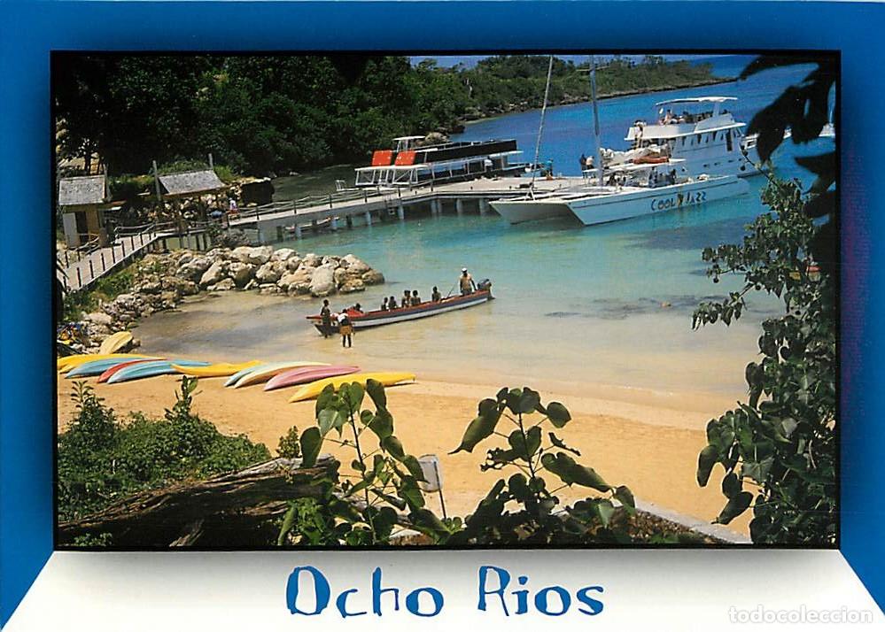 Cartoline: Format Spécial - 170 x 125 mms - Jamaique - Jamaica - Ocho Rios - Dunn's River - Boat Ride - Bateaux