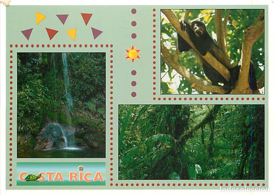 Cartoline: Format - 160 x 115 mms - Costa Rica - Rincôn de la Vieja - Catarata, Mono Congo, Santa Elena - Mult