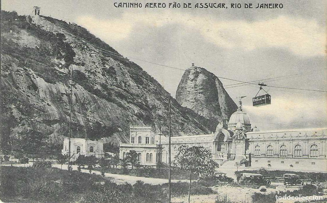 Postales: CAMINHO AEREO PAO DE ASSUCAR, RIO DE JANEIRO - BRASIL - I CENTENARIO DA INDEPENDENCIA - 1822-1922