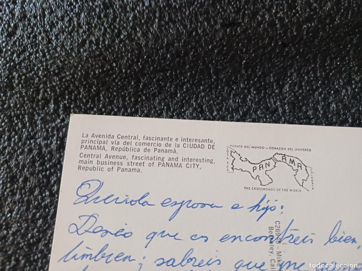 Postales: panama, avenida central, escrita 1971 - Foto 2