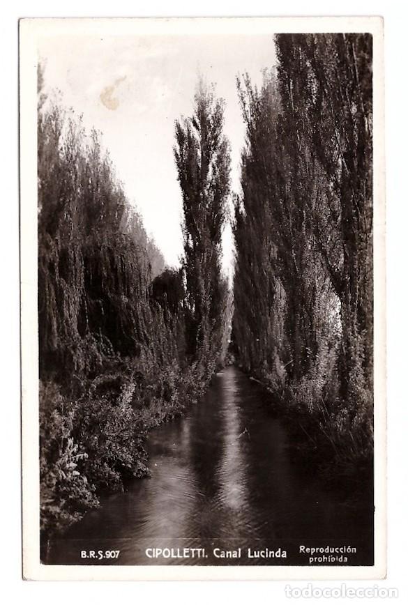 Postales: Argentina. Cipoletti. Canal Lucinda. - Foto 1