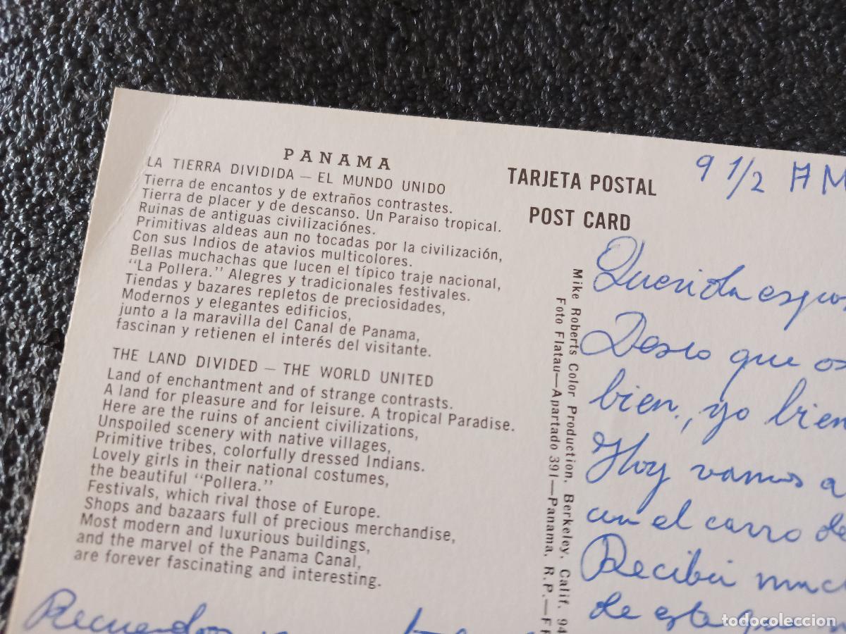 Postales: panama, republica de panama, mapa, escrita - Foto 2