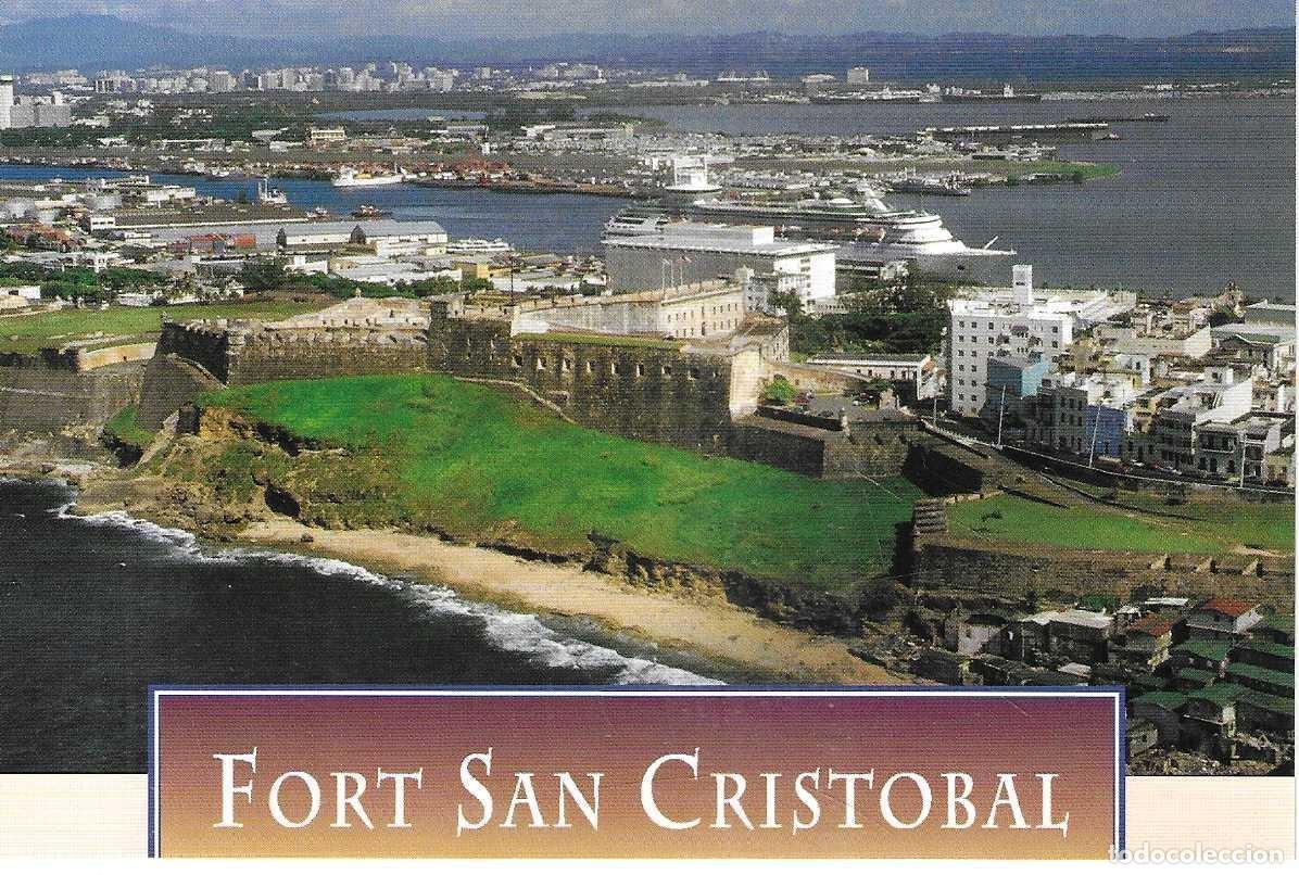 Postales: PUERTO RICO - OLD SAN JUAN - FORT SAN CRISTOBAL