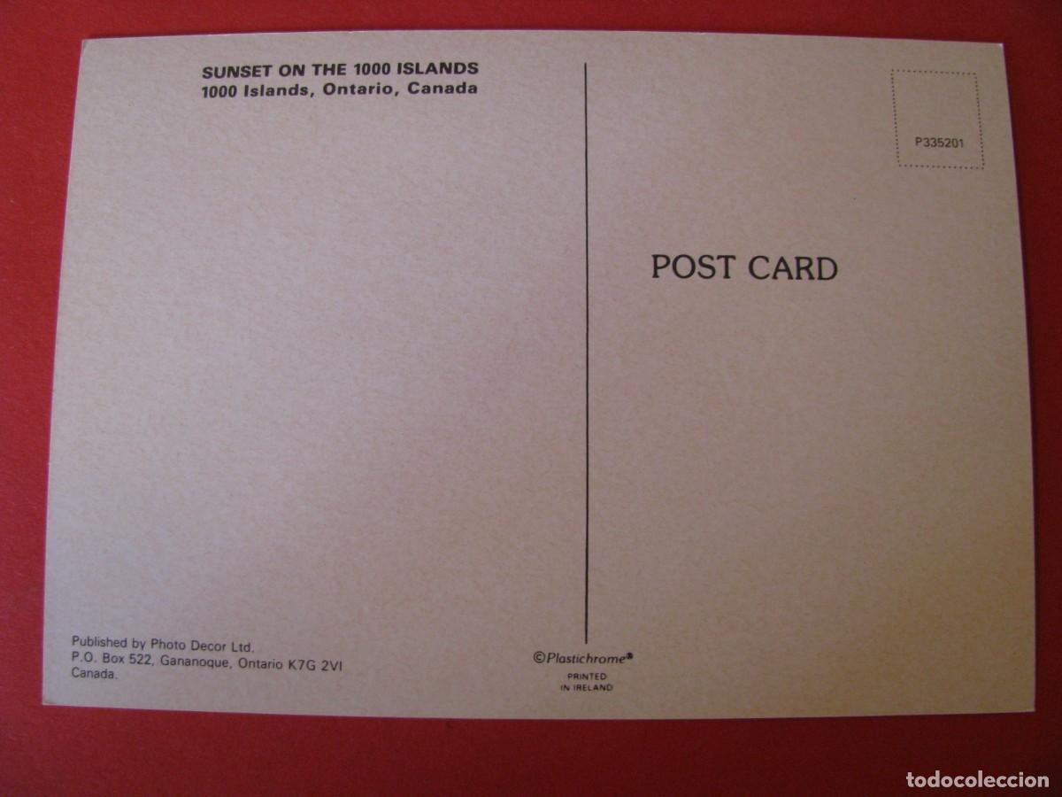 Postales: POSTAL DE CANADA. 1000 ISLANDS. - Foto 2