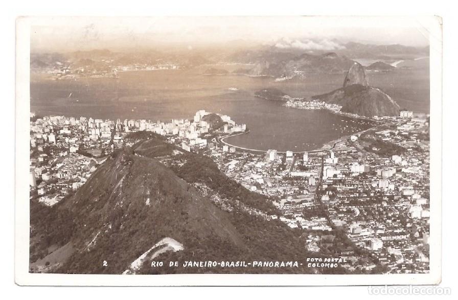 Postales: BRASIL. Rio de Janeiro. Panorama. 1957. - Foto 1