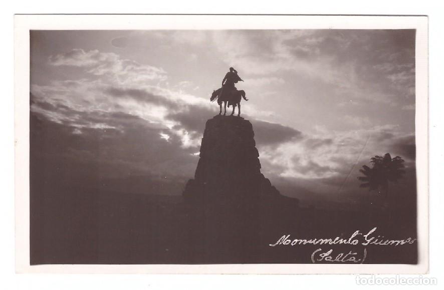 Postales: ARGENTINA. Salta. Monumento G&uuml;emes. - Foto 1