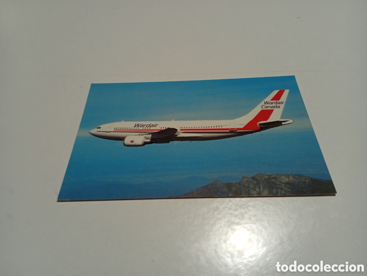 Postales: Postal avi&oacute;n Wardair Canad&aacute; - Foto 1
