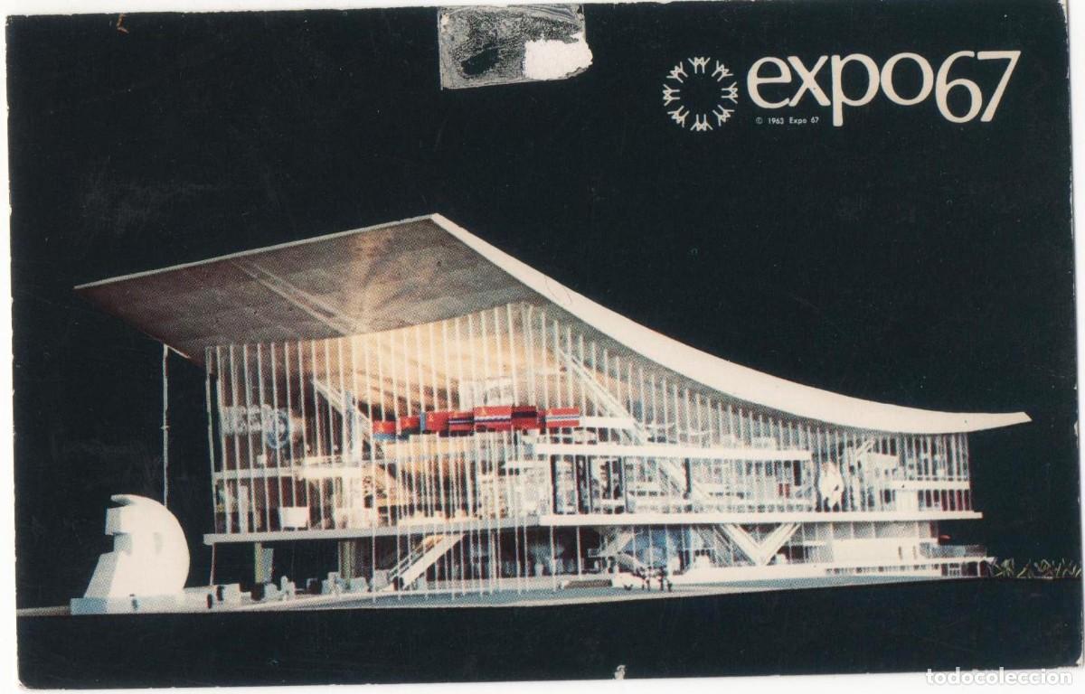 Postales: Expo 67- Montreal-Canad&aacute;-circulada- - Foto 1