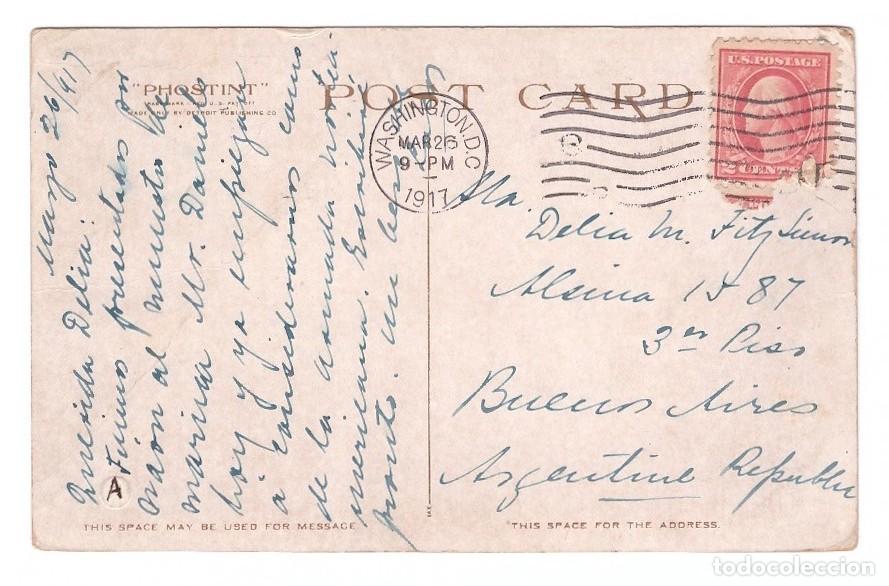 Postales: USA. Washington D.C. Thomas Circle. 1917. - Foto 2