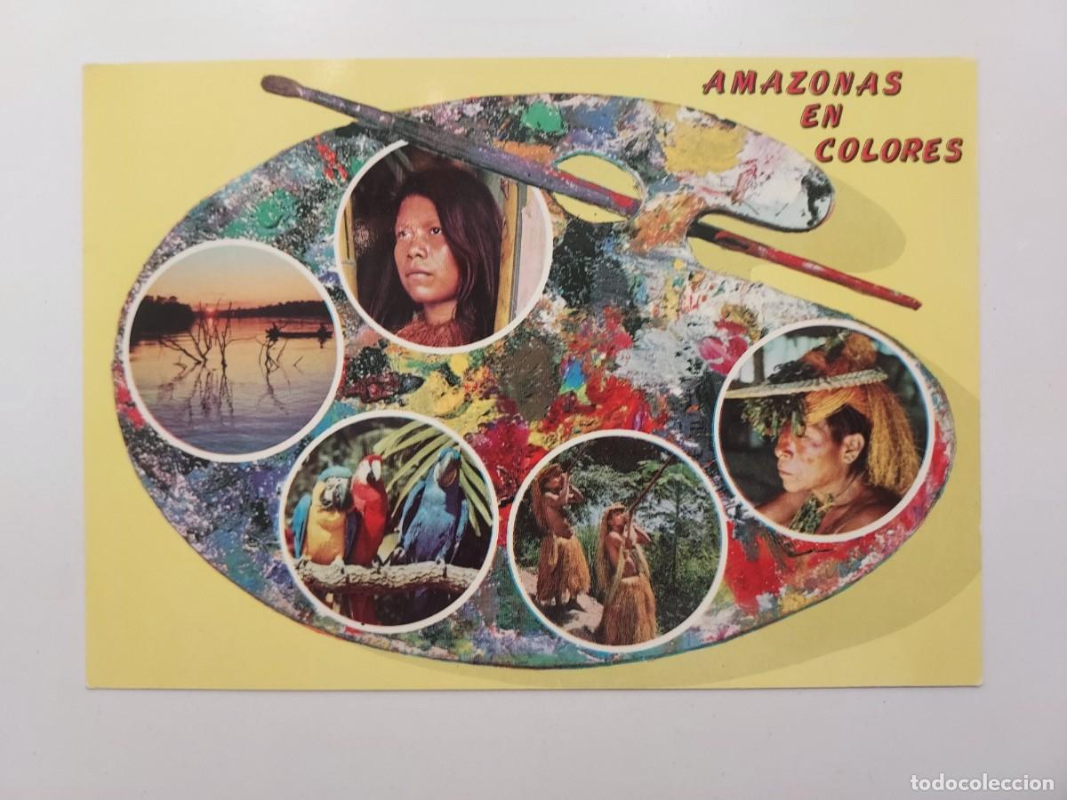 Postales: POSTAL PERU. AMAZONAS EN COLORES. SIN CIRCULAR - Foto 1