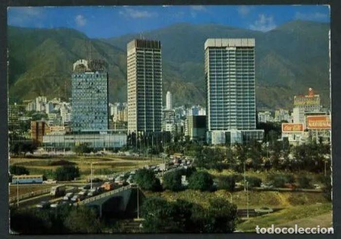 Postkarten: Venezuela. Caracas. *Rascacielos en al Plaza Venezuela* Nueva.