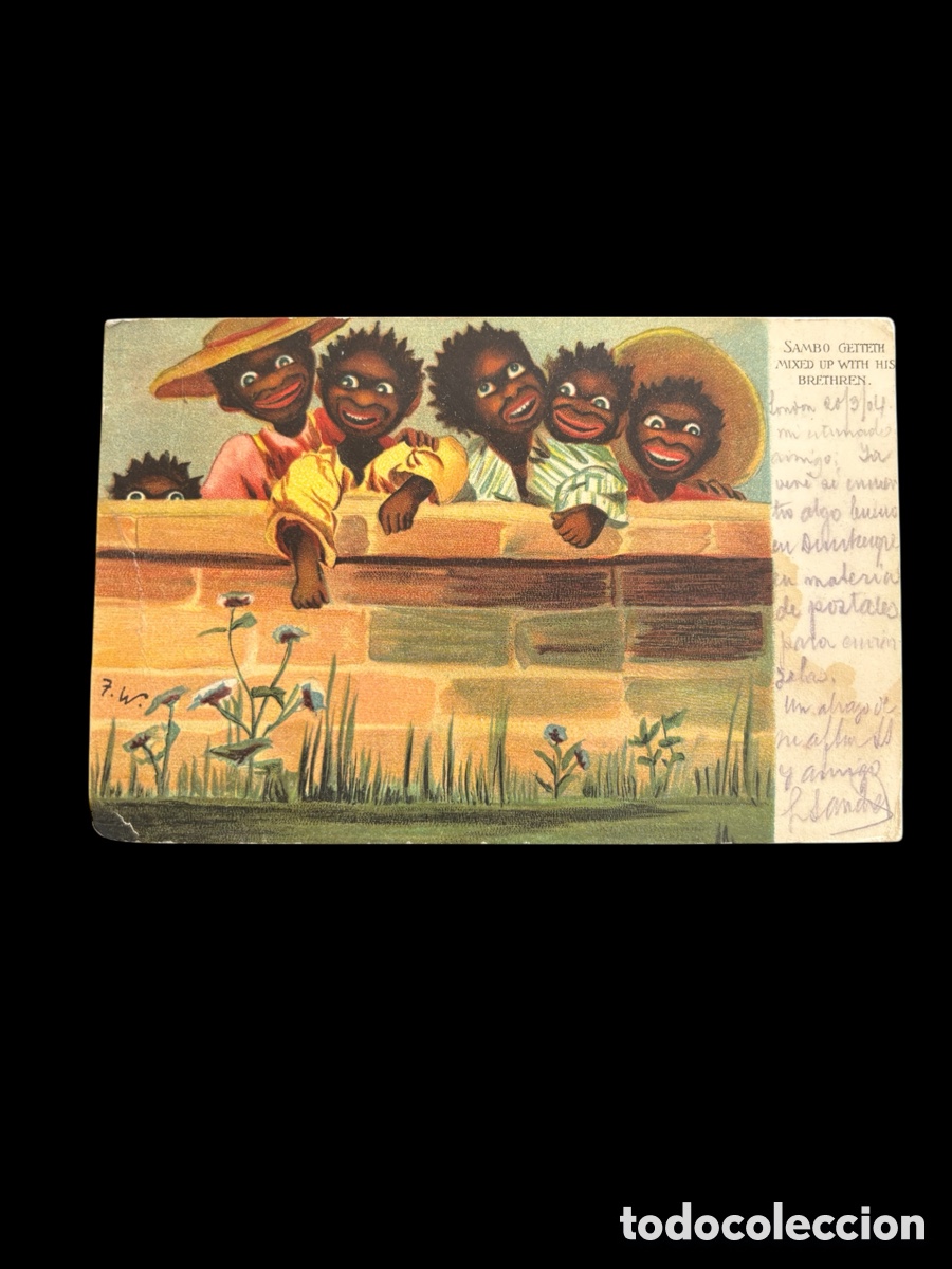 Postales: Preciosa, tarjeta postal.Black C&oacute;mic - Foto 1