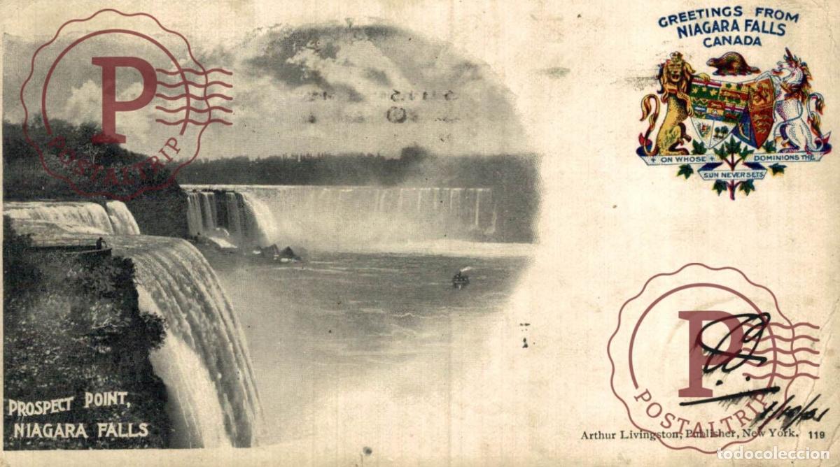 Postales: CANADA. GREETINGS FROM NIAGARA FALLS. PROSPECT POINT. - Foto 1