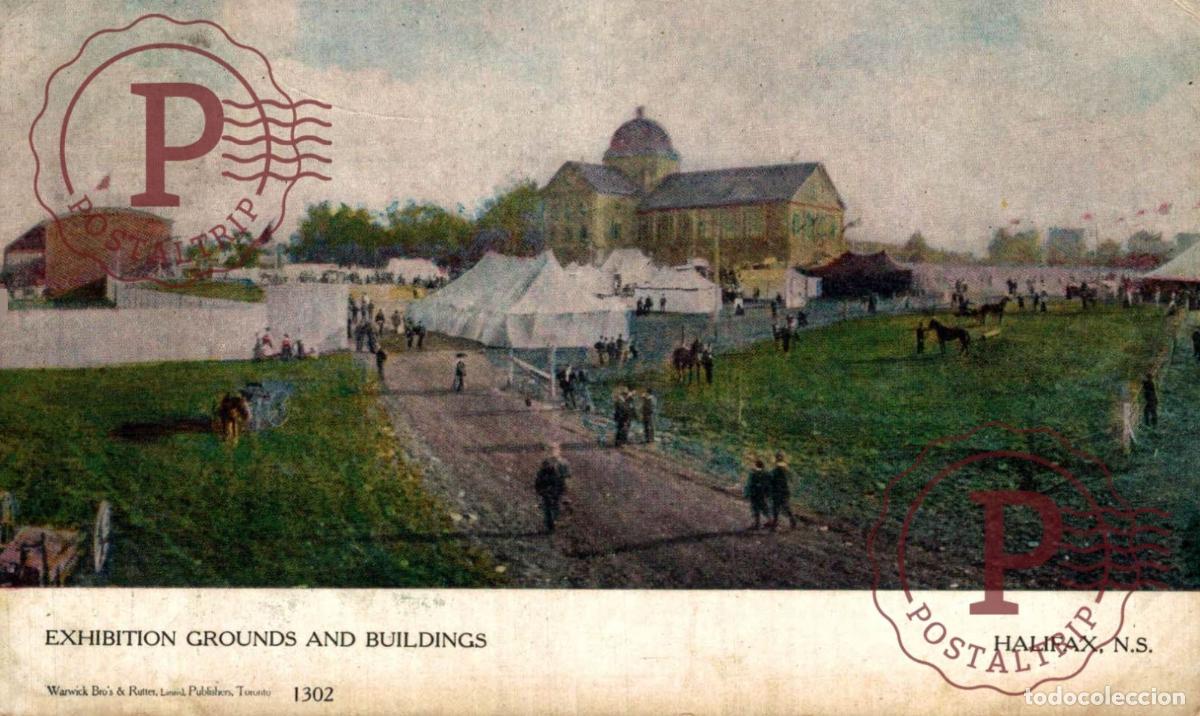 Postales: CANADA. HALIFAX. Exhibition Grounds and Buildings - Foto 1