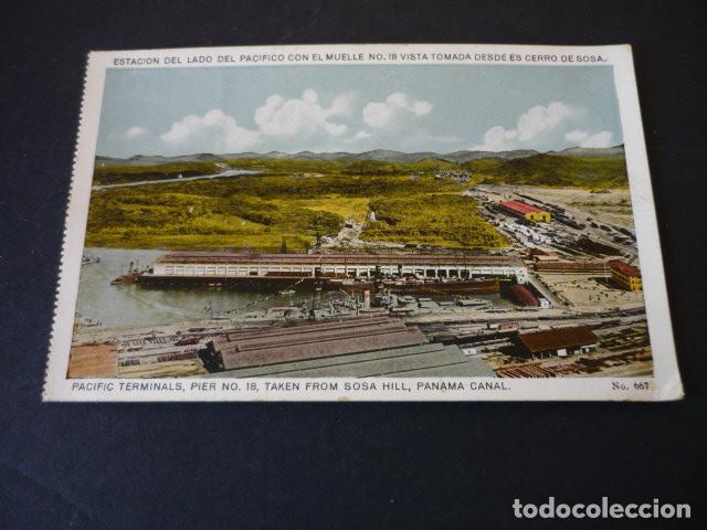 Postales: CANAL DE PANAMA ANTIGUA POSTAL - Foto 1