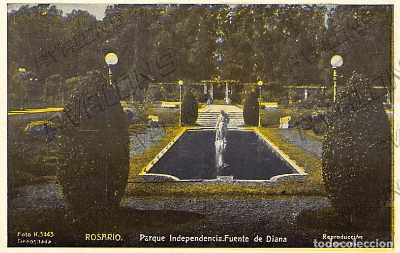 Cartes Postales: Postal de la Ciudad de Rosario de Argentina A&ntilde;os 50 - Parque Independencia de Diana