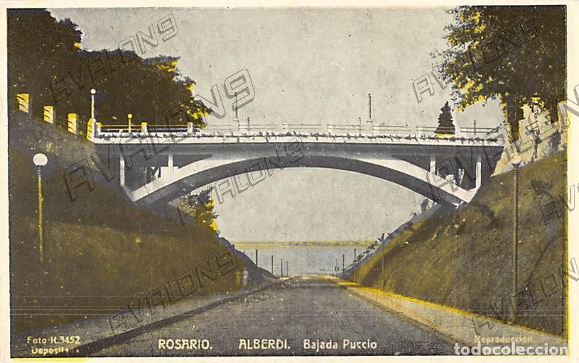 Cartes Postales: Postal de la Ciudad de Rosario de Argentina A&ntilde;os 50 - Alberdi, bajada Puccio