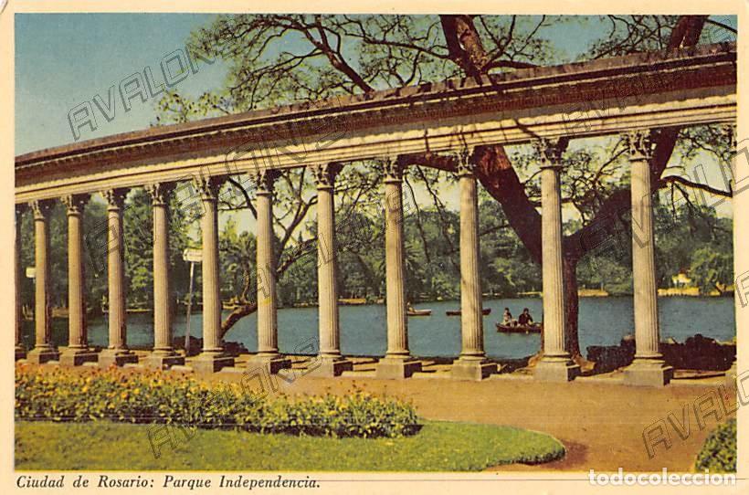 Postales: Postal de la Ciudad de Rosario de Argentina A&ntilde;os 50 - Parque Independencia