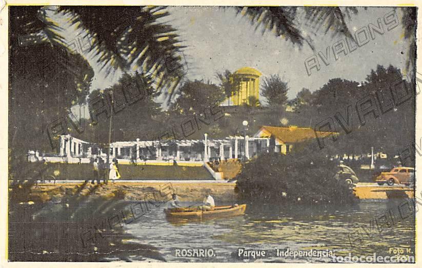 Postales: Postal de la Ciudad de Rosario de Argentina A&ntilde;os 50 - Parque Independencia