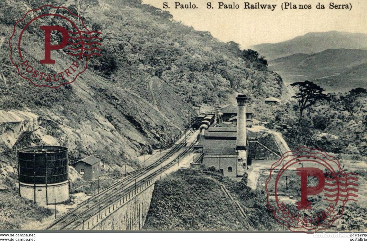 Postales: S PAULO RAILWAY PLANOS DA SERRA - Foto 1