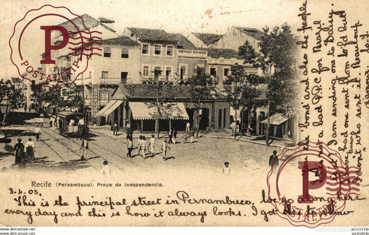 Postales: BRASIL. Recife - Pernambuco - Pra&ccedil;a da Independencio - Foto 1