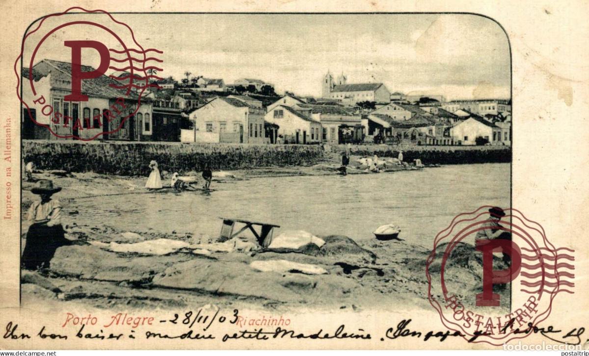 Postkarten: BRASIL. BRESIL - PORTO ALEGRE - Riachinho