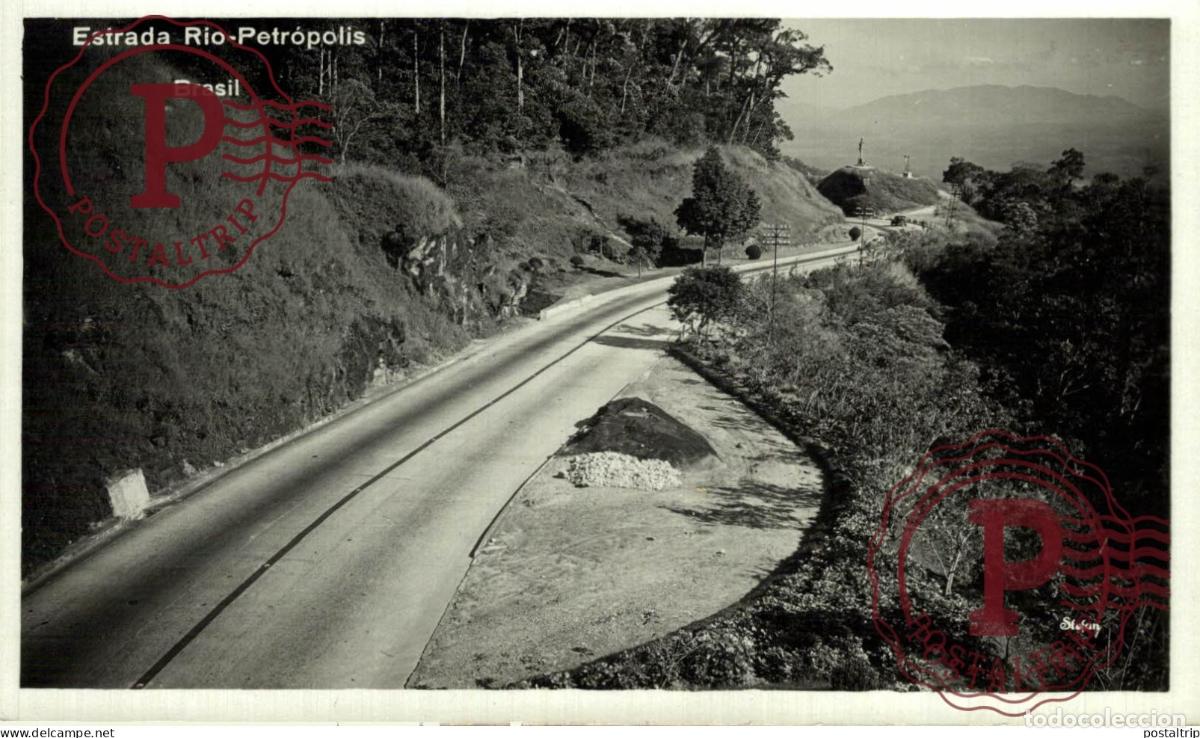 Postales: BRASIL. BRESIL - ESTRADA RIO PETROPOLIS. - Foto 1