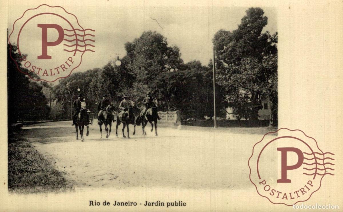Postales: BRASIL. BRESIL. RIO DE JANEIRO. JARDIN PUBLIC. RPPC. FOTOGRAFICA.