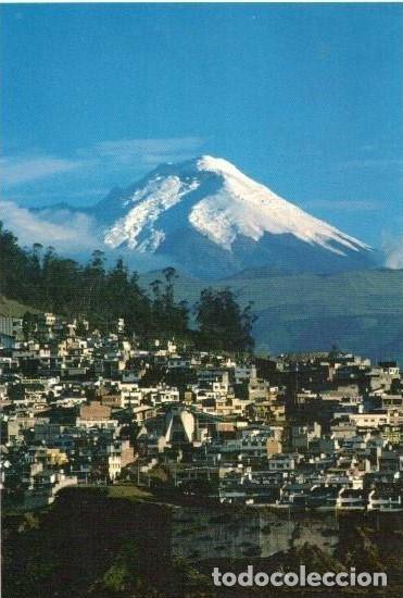 Postales: :::: PH252 - POSTAL - QUITO CON EL VOLCAN COTOPAXI - Foto 1