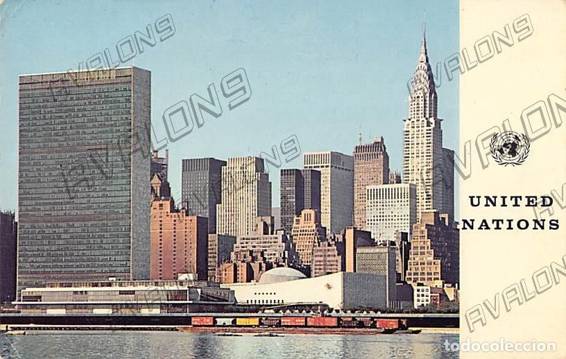 Postkarten: Postal de las Naciones Unidas en Nueva York (Estados Unidos) - 1967 - Circulada con sello