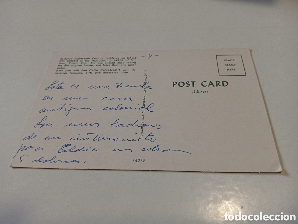 Postales: Postal calle del cristo,casa cavanagh - Foto 2