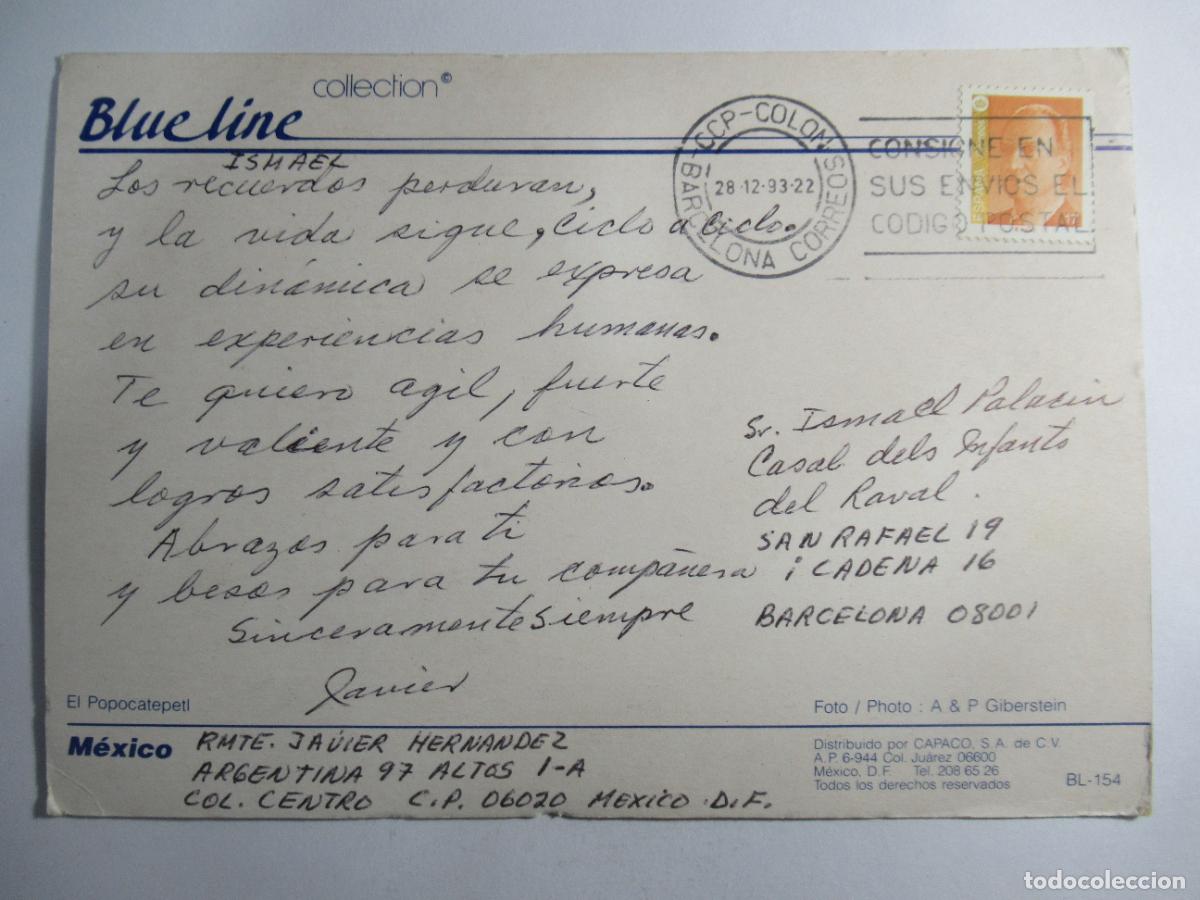 Postales: M&eacute;xico - 17 x 11,8 cm. - Circulada - Foto 2