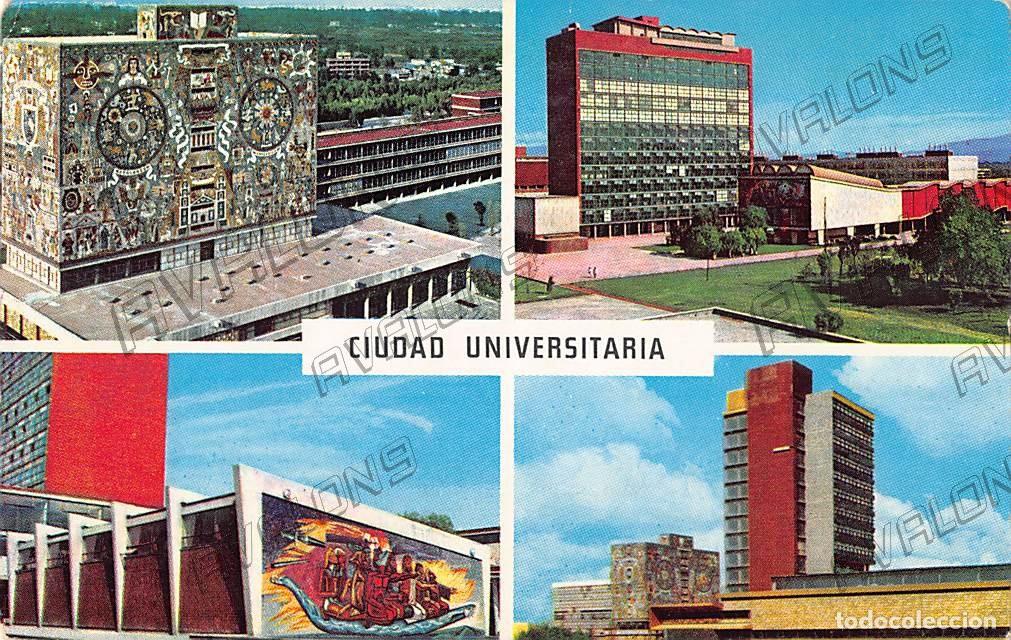 Postales: Postal de la Ciudad Universitaria de M&eacute;xico D.F. - Lleva sello sin sellar, est&aacute; sin escribir