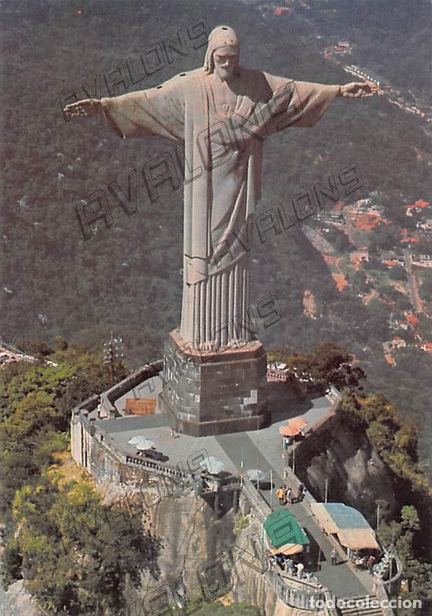 Postales: Postal del Cristo Redentor de R&iacute;o de Janeiro (Brasil) - Sin circular