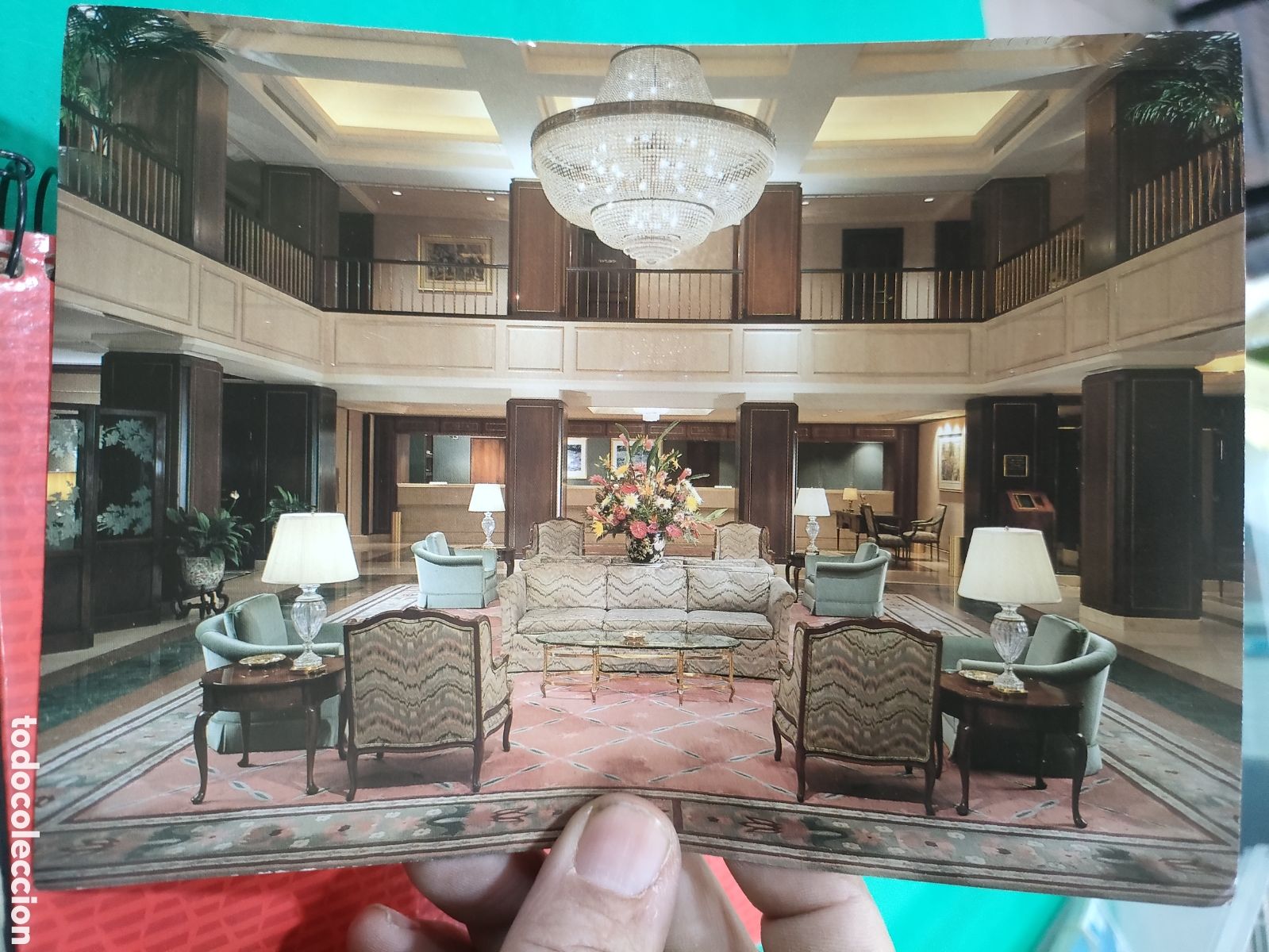 Postales: Postal Grande HOTEL LECINGTON NEW York SC esquina pel&iacute;n tocadas