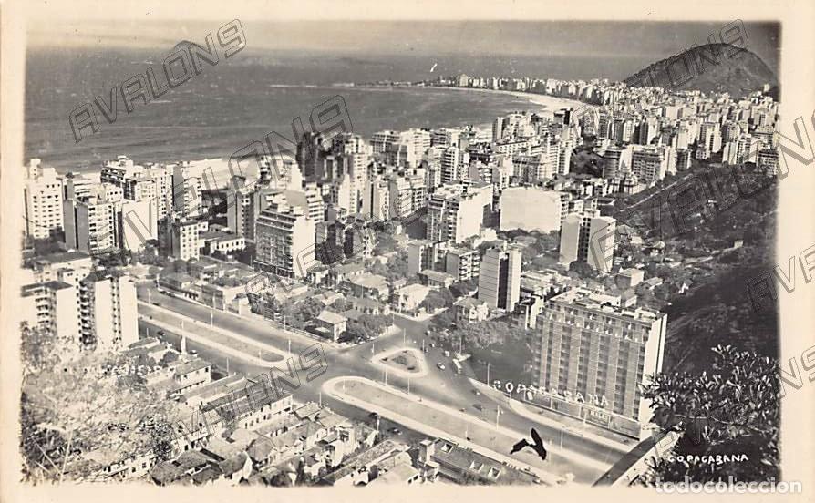 Postales: Postal de R&iacute;o de Janeiro (Brasil), a&ntilde;os 50 - Sin circular - Cartulina fina