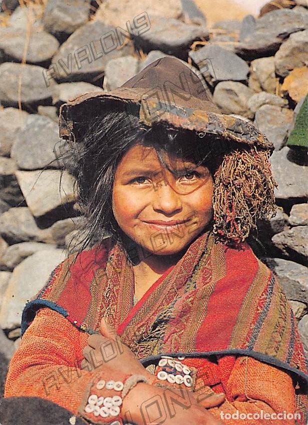 Postales: Postal Ni&ntilde;a de Carabaya (Per&uacute;) - A&ntilde;os 80 - Sin circular