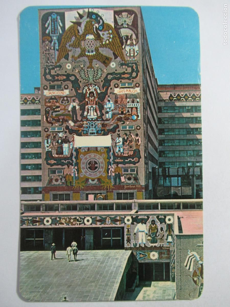 Postales: M&eacute;xico - Secretar&iacute;as de Comunicaciones y Obras P&uacute;blicas - Circulada