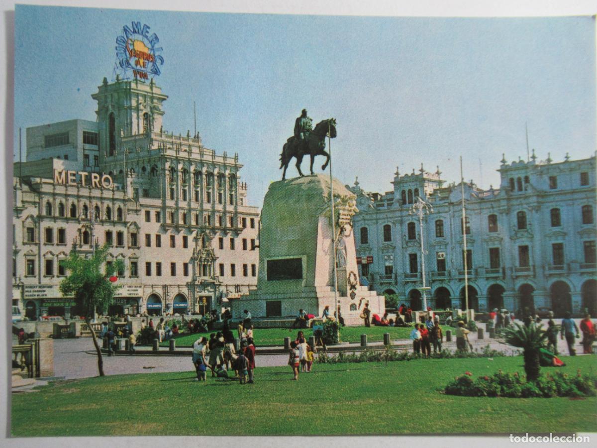 Postales: Per&uacute; - Lima - Escrita - Foto 1