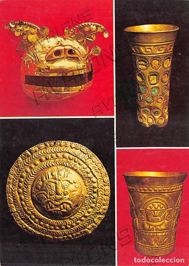 Postales: Oro de Per&uacute;, Lambayeque, sin circular, a&ntilde;os 80