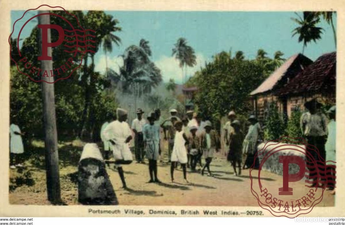 Postales: ANTILLAS - DOMINICA. POTSMOUTH VILLAGE. BRITISH WEST INDIES