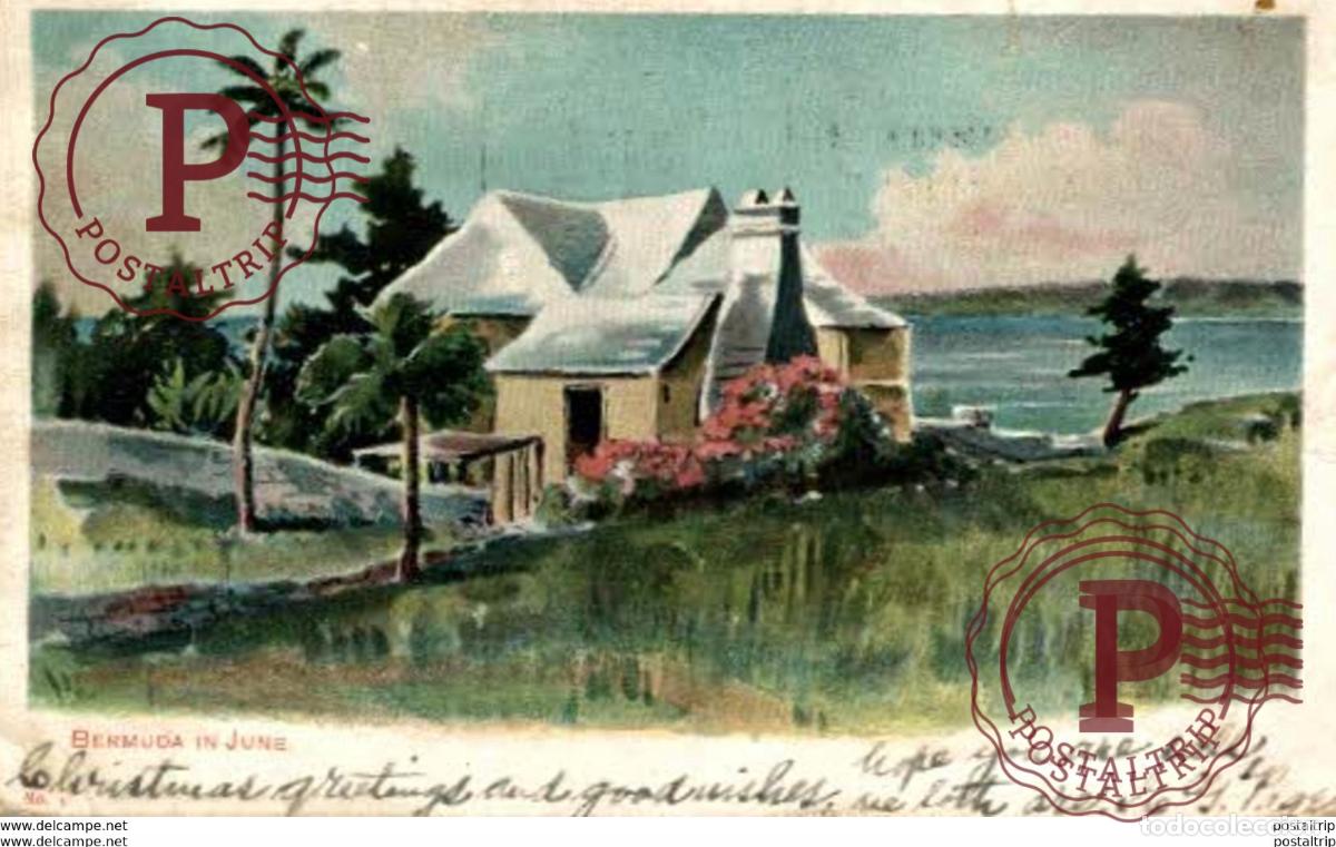 Postales: ANTILLAS - BERMUDA IN JUNE - Foto 1