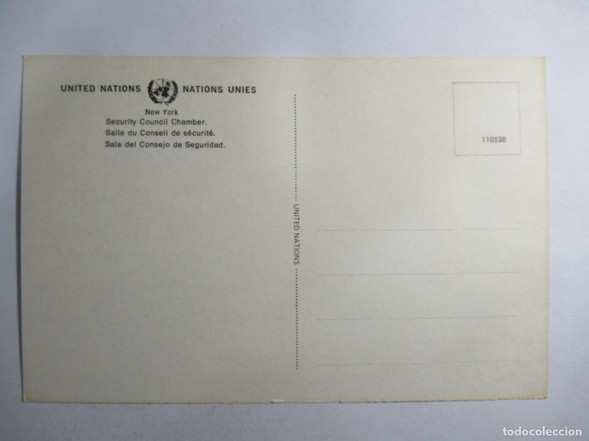 Postales: United Nations - Security Council Chamber - S/C - Foto 2