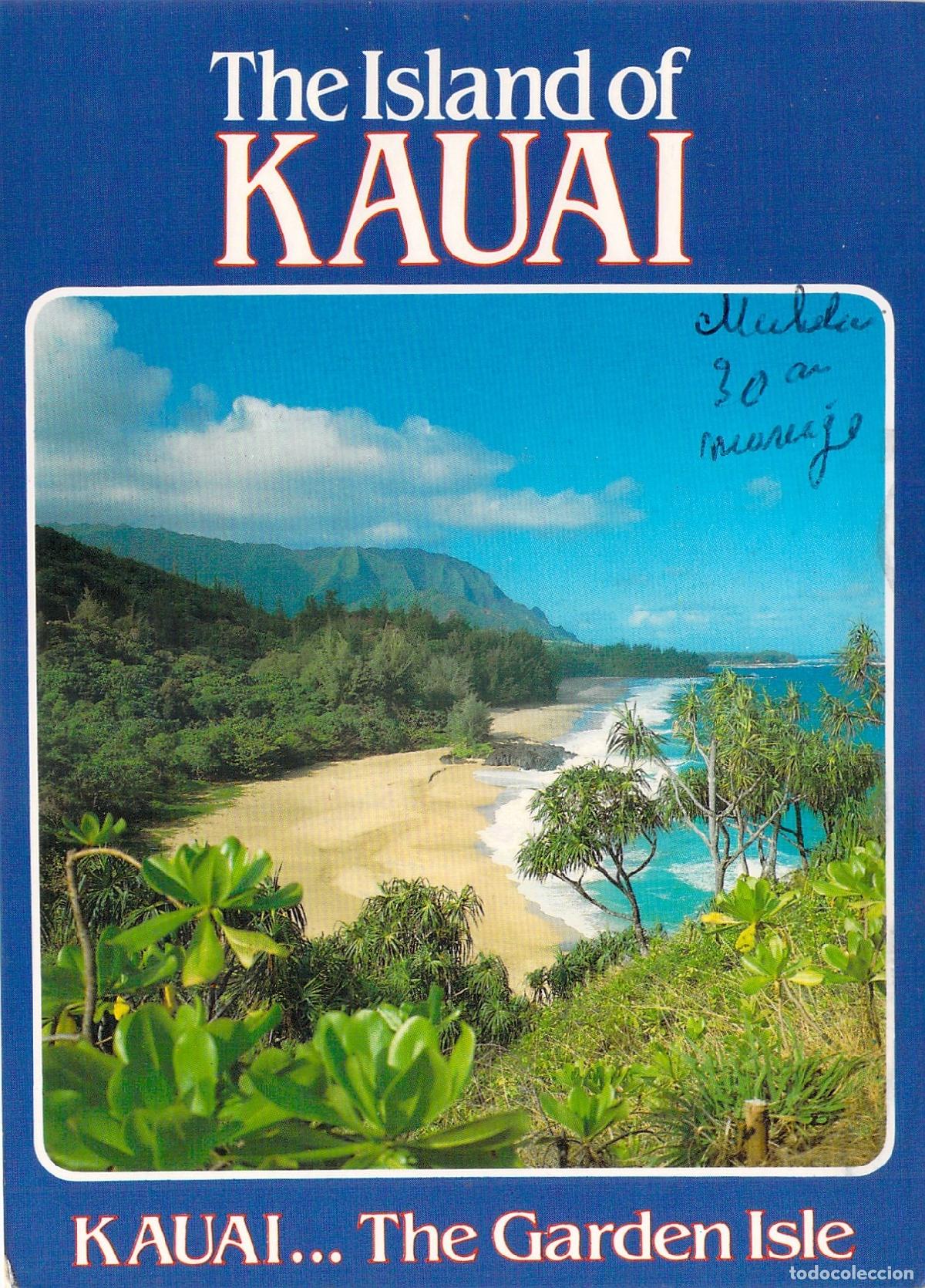 Postales: Postal de la Isla de Kauai, Playa Lumahai, Haw&aacute;i