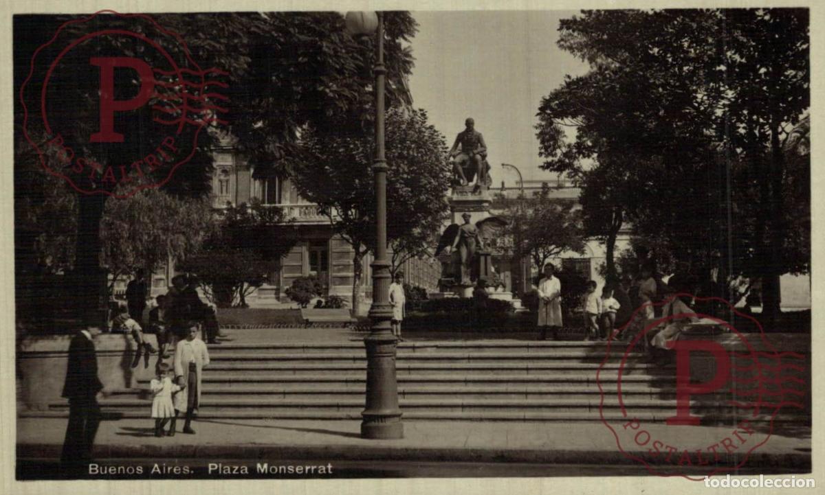 Postales: ARGENTINA. Buenos Aires, Plaza Monserrat