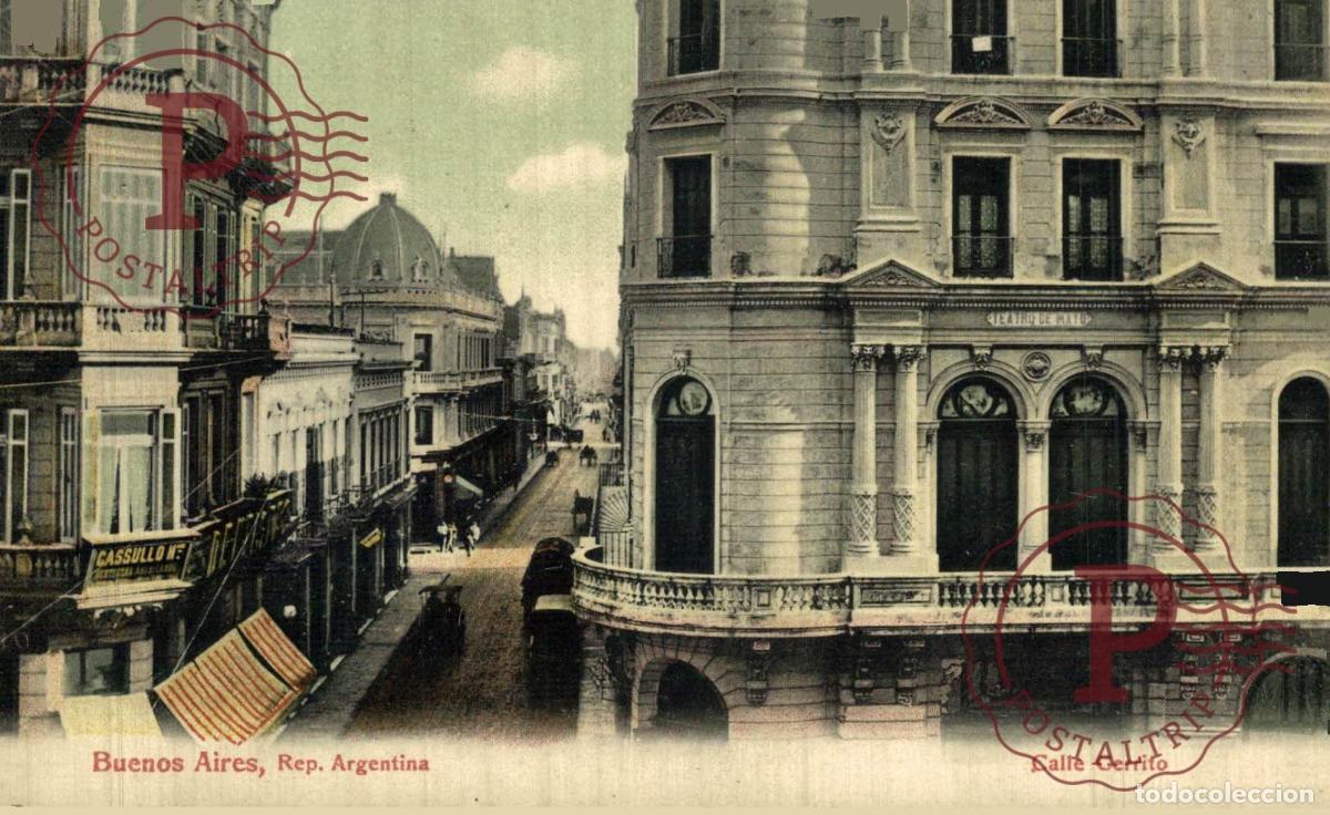 Postales: ARGENTINA. Buenos Aires, Calle Cerrito