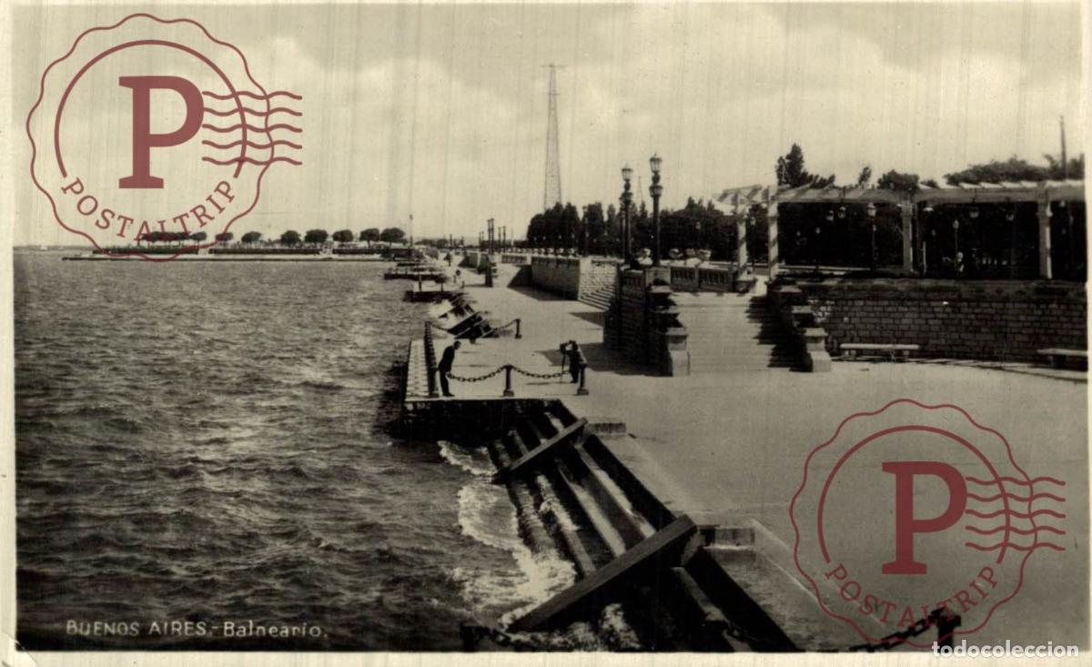 Postcards: ARGENTINA. Buenos Aires, Balneario. R.P.P.C FOTOGR&Aacute;FICA.